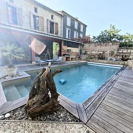Du Roudey - Campagne - Piscine - Ideal 9 Personnes Gontaud-de-Nogaret